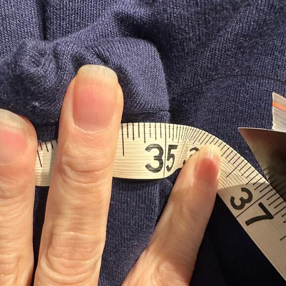 NWT Woman Within Size 5X Navy Polo PolyCotton Blend Easy Care Work Office School - Picture 8 of 11